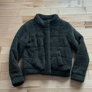 Women's Dark Green Bomber Jacket